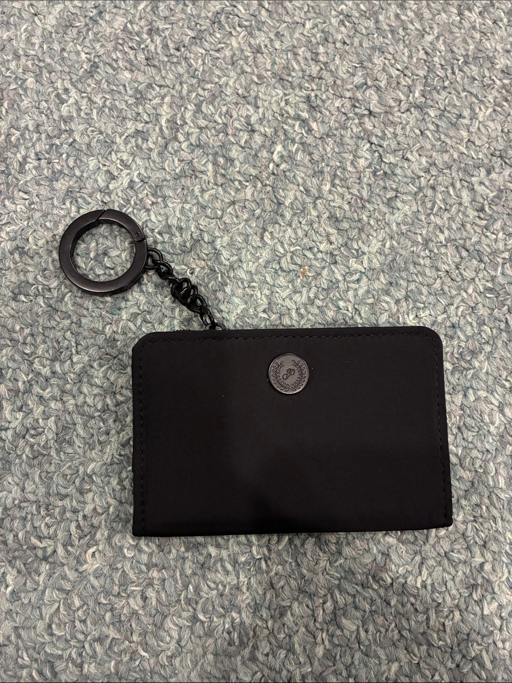 Coach Black Key Ring Card Holder